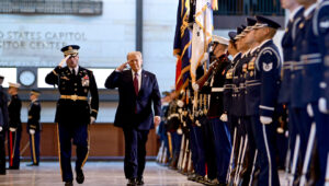 US President Donald Trump at a ceremony at the US Capitol on Jan. 20, 2025. Credit: White House.