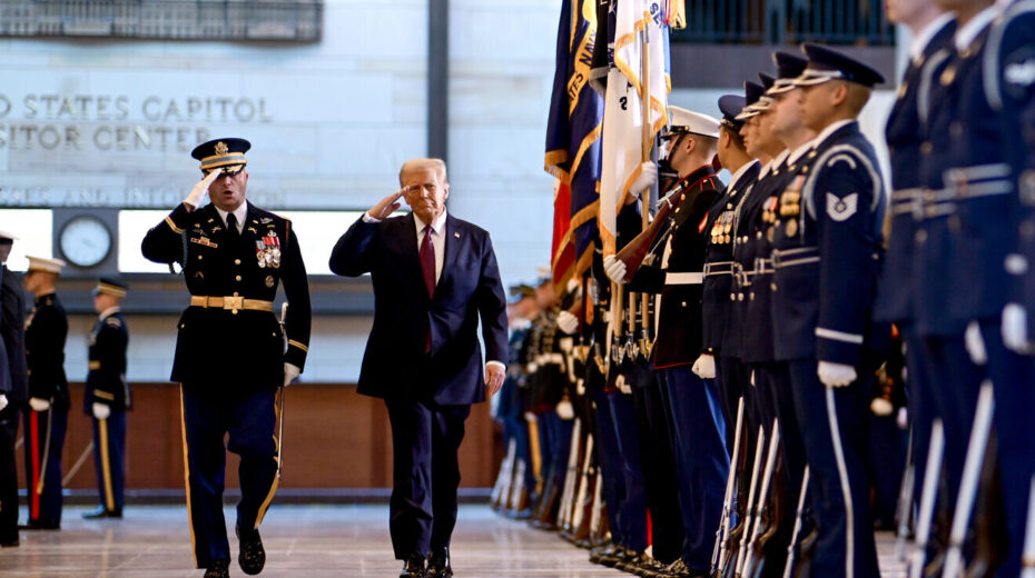 US President Donald Trump at a ceremony at the US Capitol on Jan. 20, 2025. Credit: White House.