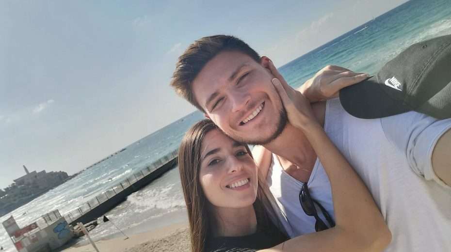 Sapir Cohen and Sascha Trufanov, from their Instagram account, use under Section 27A of the Israel Copyright Law.