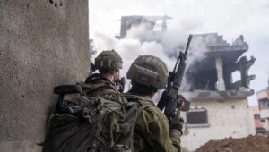 Nahal Brigade infantrymen in Beit Hanoun, northern Gaza, January 2025. Credit: IDF.