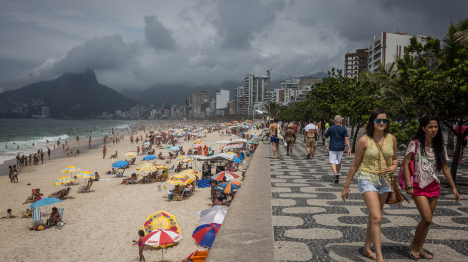 View of Copacabana Beach in Rio de Janeiro. Photo by Nati Shohat/Flash90