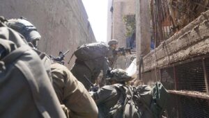 Israeli soldiers in Jenin as part of a counter-terrorism operation, July 3, 2023. Credit: Israel Defense Forces.