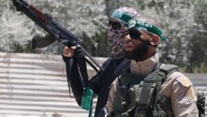 Islamic Jihad terrorists. Photo: Alaa Badarneh/EPA-EFE