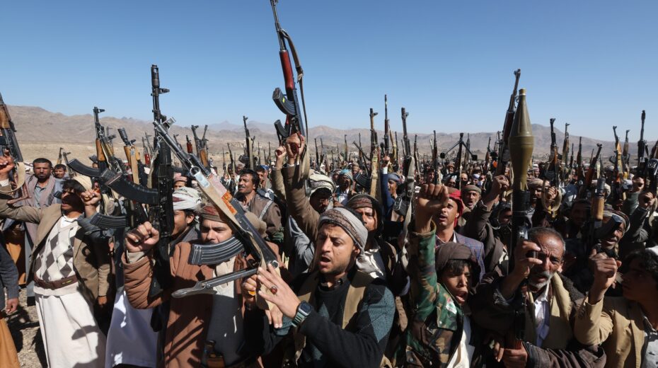 The Houthis vowed to continue their rocket and drone attacks on Israel and the shipping lanes in the waters around Yemen. Photo: Yahya Arhab/EPA-EFE