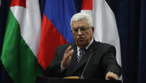 Palestinian leader Mahmoud Abbas says he is not going to stop paying Palestinians to kill Israelis. Photo by Issam Rimawi/Flash90