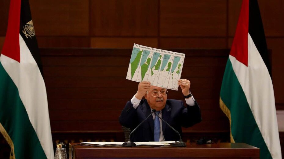 Palestinian Authority leader Mahmoud Abbas at a meeting in Ramallah, Sept. 3, 2020. Photo by Flash90.