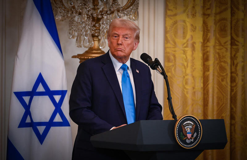 US President Donald Trump is either mad or he's a genius. Either way he is about to reshape the Middle East, again. Photo by Liri Agami/Flash90