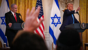 Trump signaled a major US role in the solution for Gaza the "day after" the war. Photo by Liri Agami/Flash90
