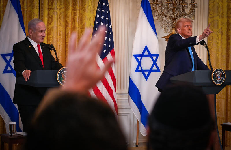 Trump signaled a major US role in the solution for Gaza the "day after" the war. Photo by Liri Agami/Flash90