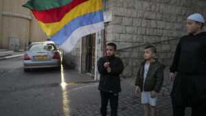 Druze children in the town of Majdal Shams in the northern Golan Heights. Photo by Michael Giladi/Flash90