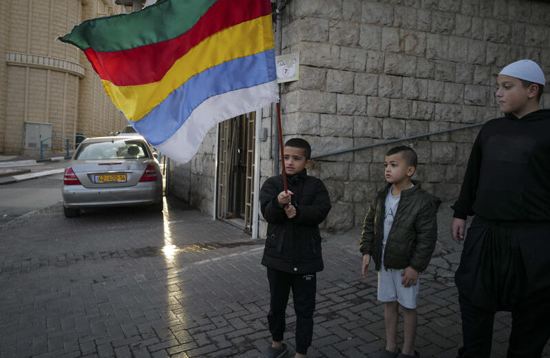 Druze children in the town of Majdal Shams in the northern Golan Heights. Photo by Michael Giladi/Flash90