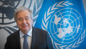 Secretary-General of the United Nations António Guterres. Photo by Arie Leib Abrams/Flash90