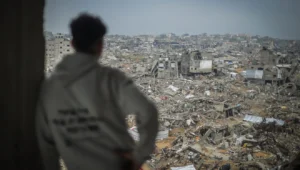 Jabalia, in the central Gaza Strip, Feb. 5, 2025. Photo by Khalil Kahlout/Flash90.