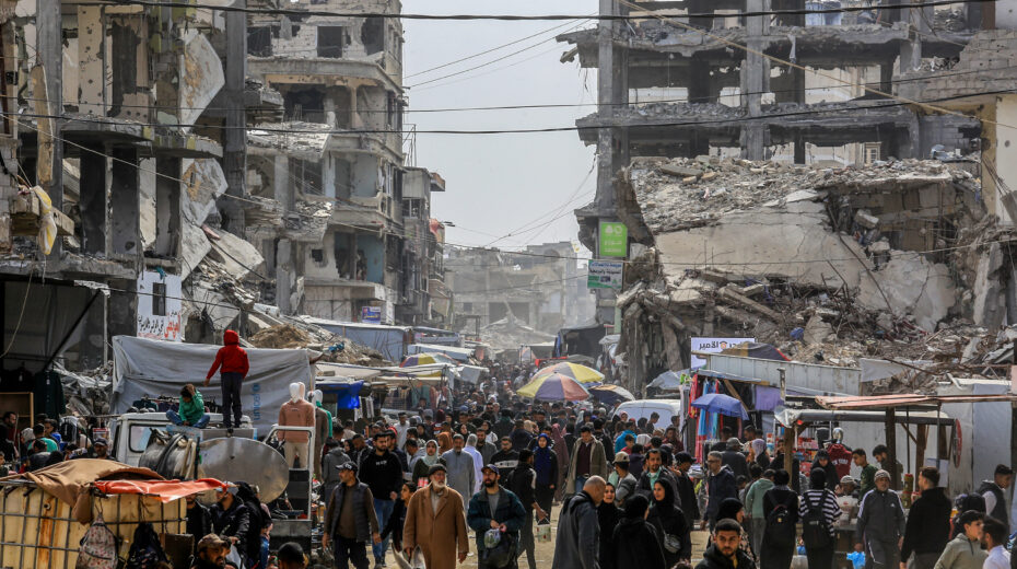 Khan Younis in the southern Gaza Strip. Photo by Abed Rahim Khatib/Flash90