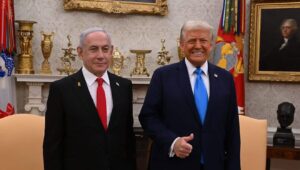 Israeli Prime Minister Benjamin Netanyahu and U.S. President Donald Trump at the White House in Washington, Jan. 4, 2025. Photo by Avi Ohayon/GPO.