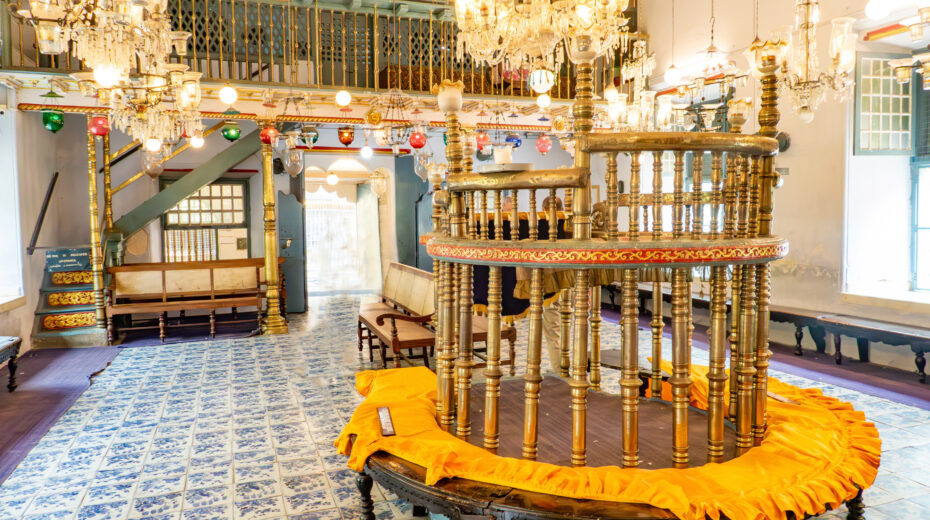 The Paradesi Synagogue in Mattancherry, Kochi, built in 1568. Photo: Adobe Stock