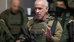 Israel Security Agency (Shin Bet) chief Ronen Bar during a visit to officers serving in Jenin, northern Samaria, Jan. 23, 2025. Credit: Israel Defense Forces.