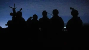 The IDF Paratroopers Brigade operating in southern Syria in early April 2025. Credit: IDF.