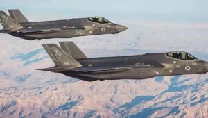 IAF F-35 stealth fighter aircraft fly in Israeli airspace. Credit: IDF Spokesperson's Unit.