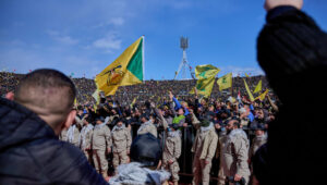 Lebanese attend the funeral of Hezbollah leaders Hassan Nasrallah and Hashem Safieddine in Beirut, on February 23, 2025. Photo by Asaad Syria/Flash90