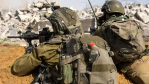 Israeli forces operating in the Tel Sultan neighborhood of Rafah, southern Gaza, March 2025. Credit: IDF.