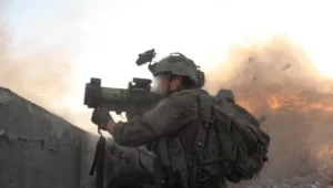 Israeli troops operating in the Shabura area of Rafah in southern Gaza, April 2025. Credit: IDF.