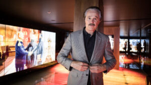 Mike Evans at his Friends of Zion Museum in Jerusalem. Photo by Nati Shohat/Flash90