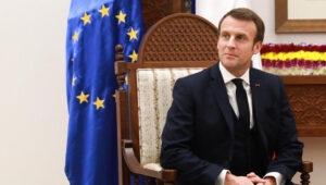 French President Emmanuel Macron has led the charge against Israel in recent months. Photo by STR