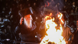 Tradition or idolatry on Mount Meron? Photo: David Cohen/Flash90