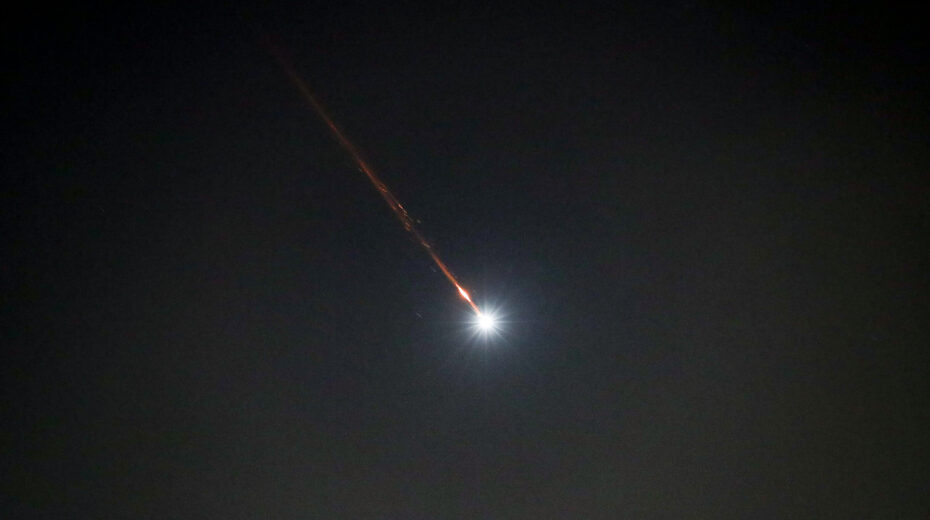 Missile defense over Jerusalem – a miracle. Photo: Jamal Awad/Flash90