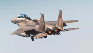 Israeli forces attack a Houthi-controlled port in Yemen on May 5, 2025. Credit: Israel Defense Forces.