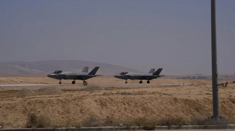 Israeli Air Force fighter jets take off for strikes in Iran in June 2025. Credit: IDF.