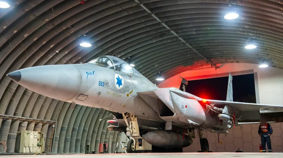An Israeli Air Force fighter jet gets ready to head for Tehran, June 2025. Credit: IDF.