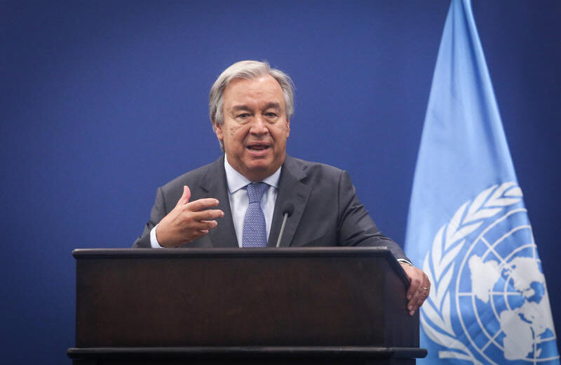 Secretary-General of the United Nations António Guterres. Photo by Flash90
