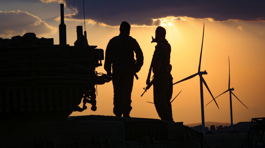 Israeli reservists in the Golan Heights, Northern Israel, November 6, 2024. Photo: Yossi Zamir/Flash90