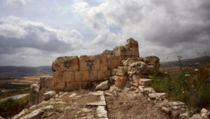 The ruins of Sebastia, near the city of Nablus (biblical Shechem), May 12, 2025. Photo by Nasser Ishtayeh/Flash90