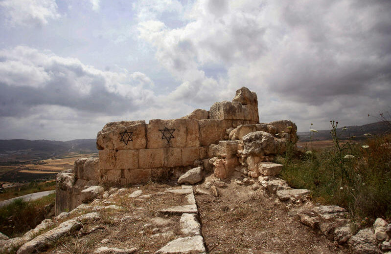 The ruins of Sebastia, near the city of Nablus (biblical Shechem), May 12, 2025. Photo by Nasser Ishtayeh/Flash90