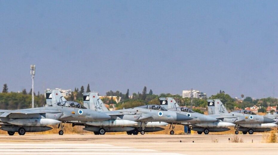 Israeli Air Force fighter jets prepare to depart for operations in Iran on June 17, 2025, as part of the military's effort to damage the Iranian regime's nuclear weapons program and missile manufacturing industry. Credit: IDF.