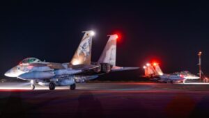 Forty IDF fighter jets attacked dozens of military targets in Tehran and other areas of Iran overnight. Photo: IDF.