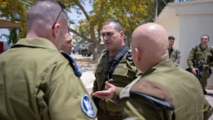 Israel Defense Forces Chief of Staff Lt. Gen. Eyal Zamir holds a situation assessment in the Gaza Strip, June 1, 2025. Credit: IDF.