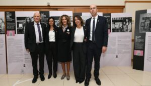 In the photo: Attorney Oz Chaim, CEO of the Zionist Council in Israel, with Osnat Barda and Sigal Steiner. Photo: Eran Medina