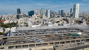 View of Tel Aviv's central bus station on January 11, 2023. Photo: Matanya Tausig/Flash90