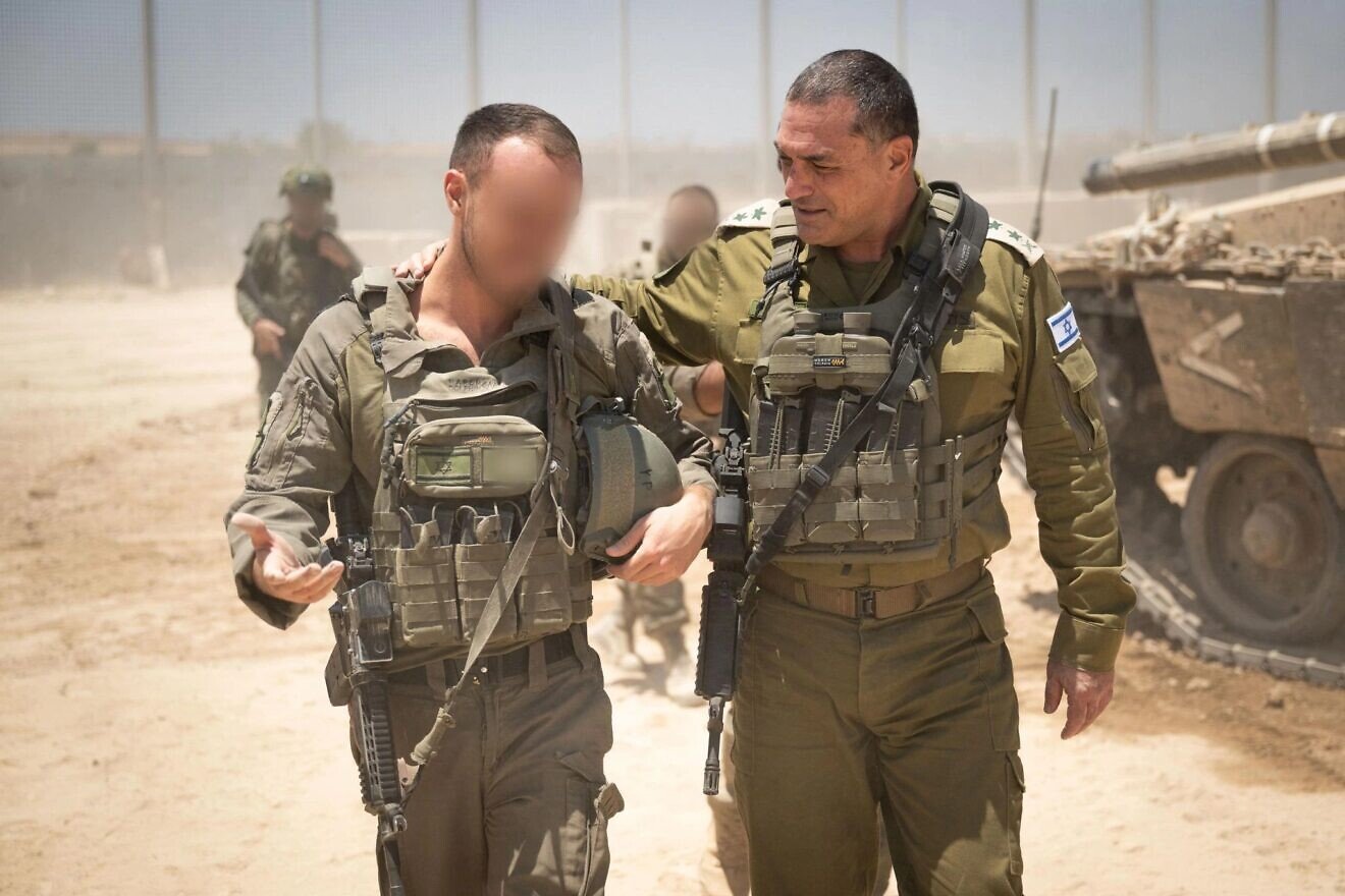 IDF Chief of Staff Lt. Gen. Eyal Zamir visits troops in the Gaza Strip, July 20, 2025. Credit: Israel Defense Forces.