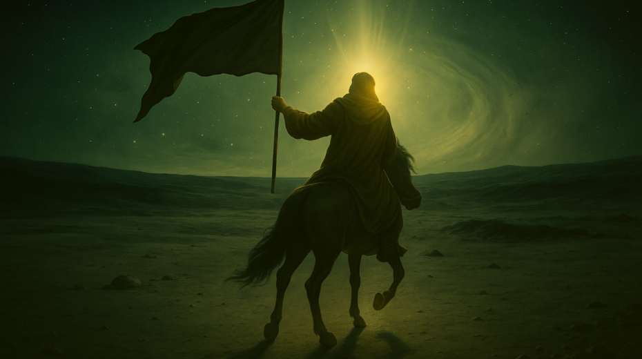 The expectation of the arrival of the Mahdi (illustrative image). AI-generated
