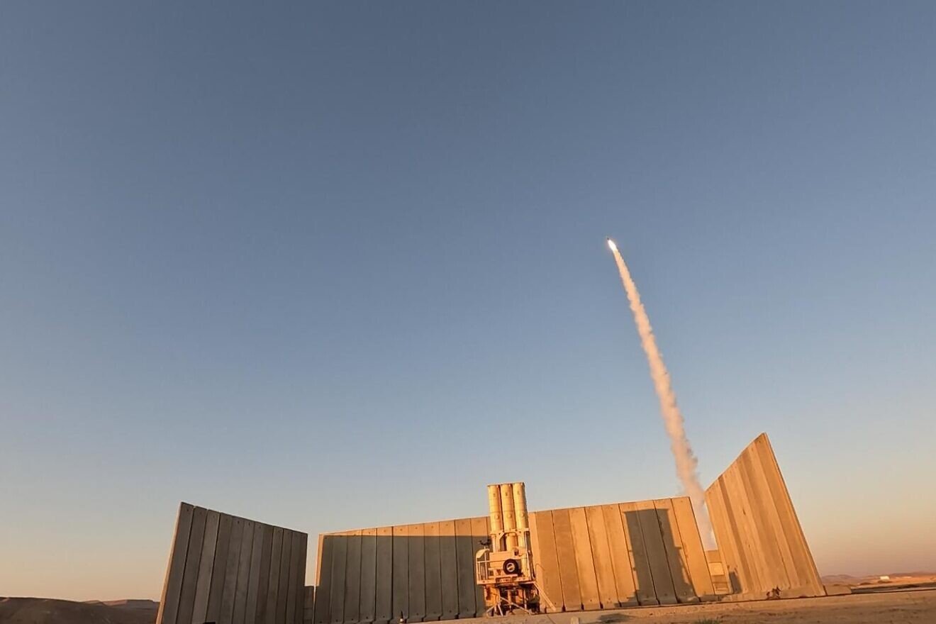 The Arrow system intercepting Iranian ballistic missiles during "Operation Rising Lion," June 2025. Credit: Israel Ministry of Defense.