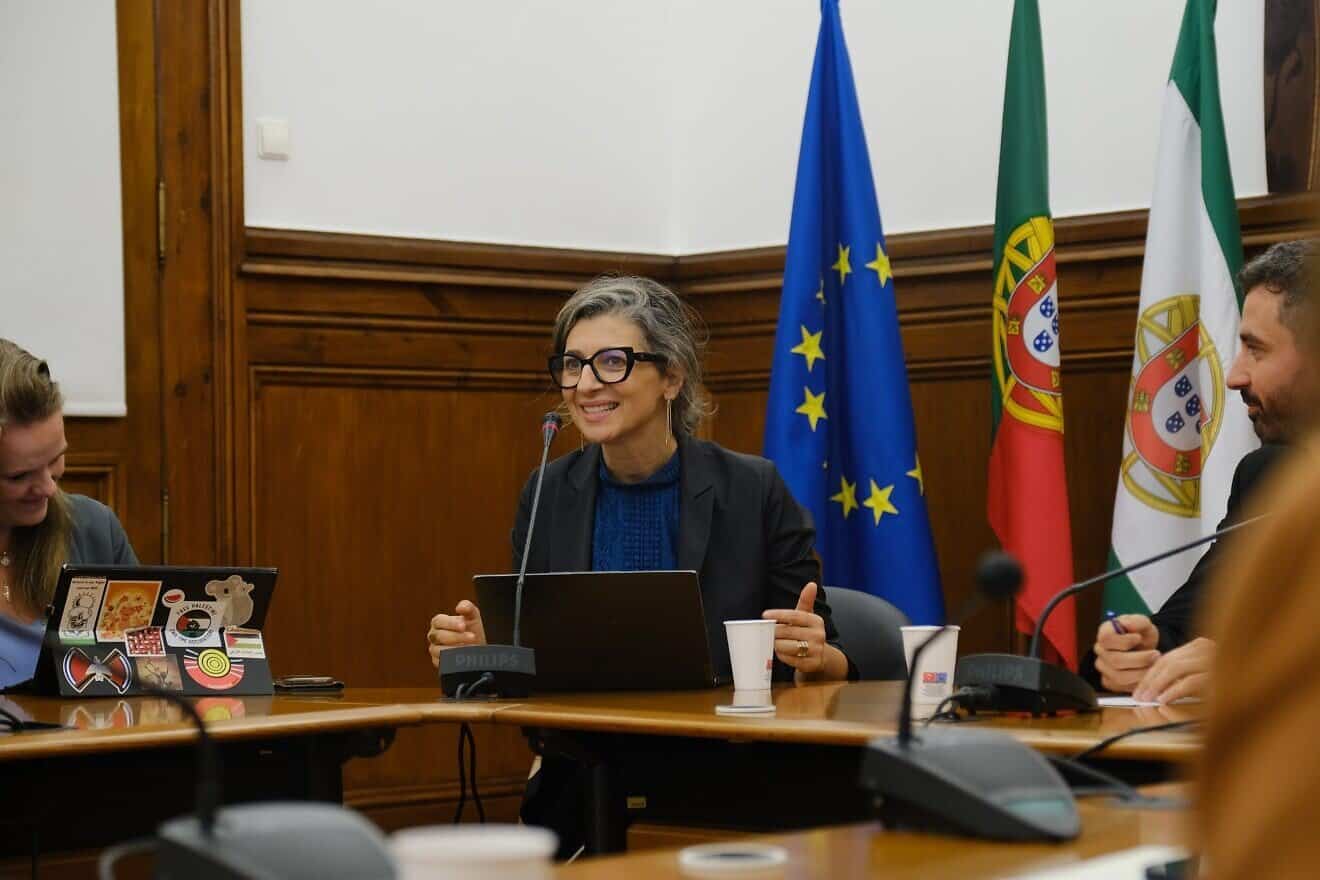 Francesca Albanese, the U.N. special rapporteur for Palestinian rights, in Lisbon, Portugal, July 2024. Photo by Rafael Medeiros via Wikimedia Commons.