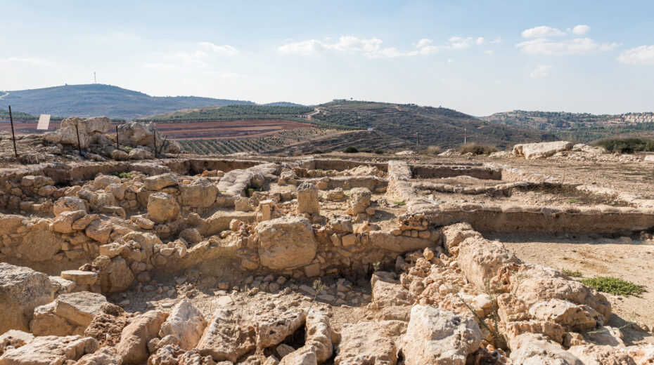 Archaeological excavation in Shiloh in the Tribe of Benjamin. The Tabernacle once stood here. Photo: Adobe Stock