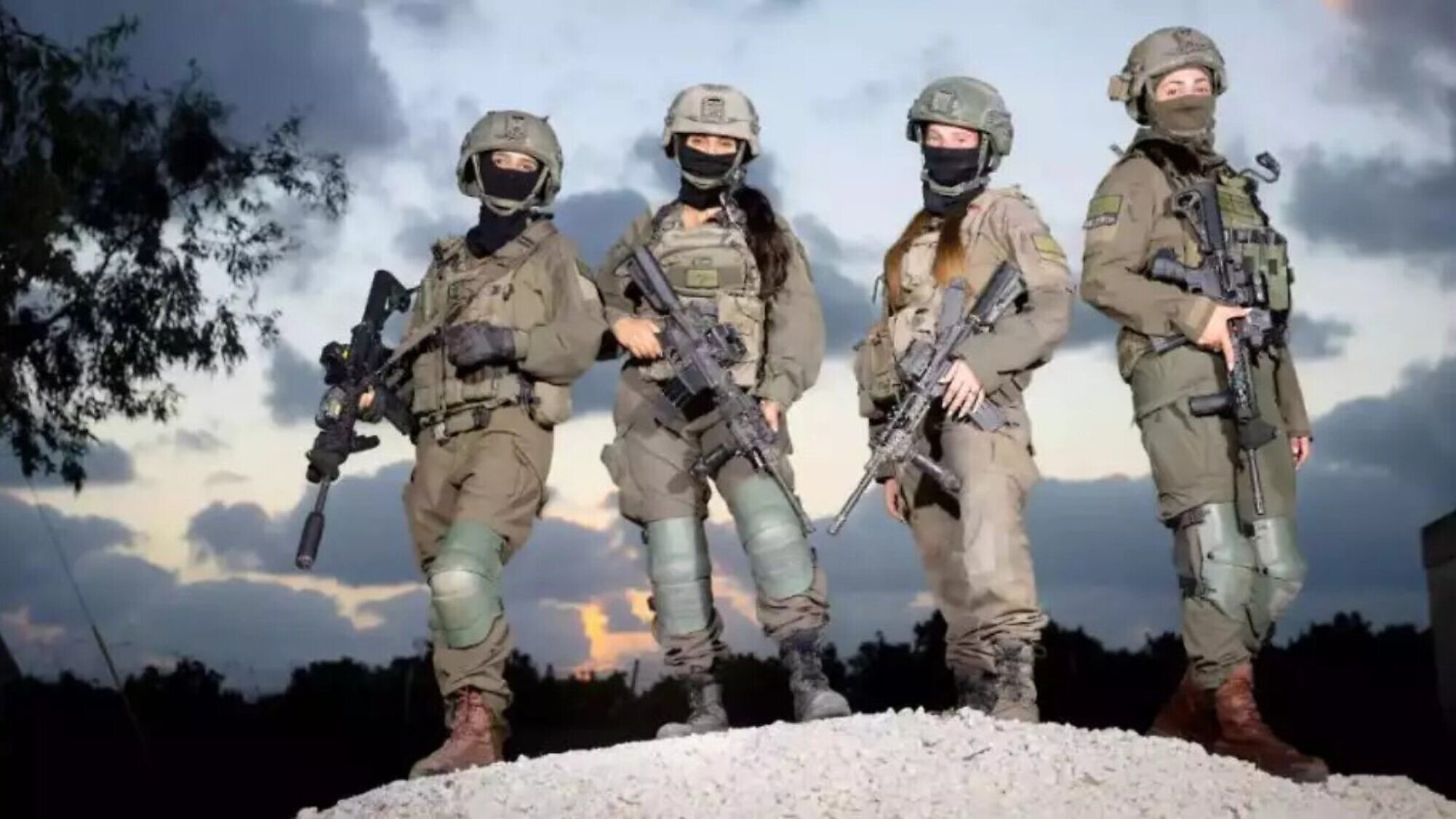 From left: Maj. N., Lt. K., Lt. S. and Lt. Dr. A. Photo by Erik Sultan.