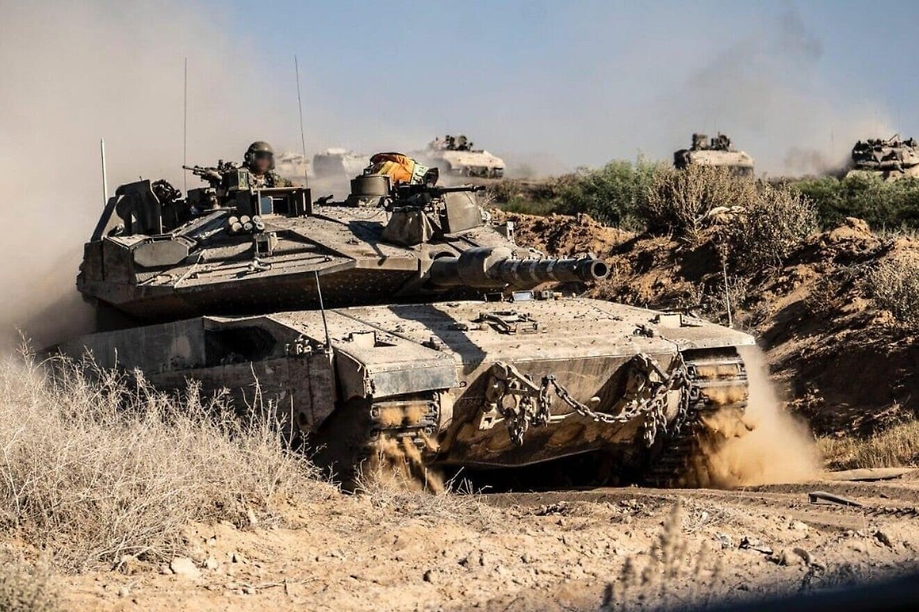 IDF tanks and troops operating in Gaza City, September 16, 2025. Credit: IDF.