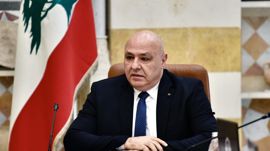 Lebanese President Joseph Aoun speaks during a cabinet meeting at the presidential palace in Baabda, east of Beirut, Lebanon, August 5, 2025. EPA/WAEL HAMZEH